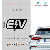 Road Safety Electric Vehicle Awareness Sticker